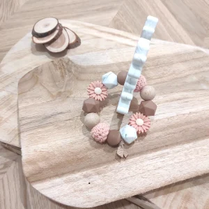 Anneau de dentition marguerite pêche