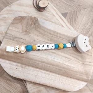 Attache tétine fantaisie raton