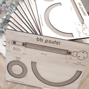 Planche gabarit avec logo bb pastel