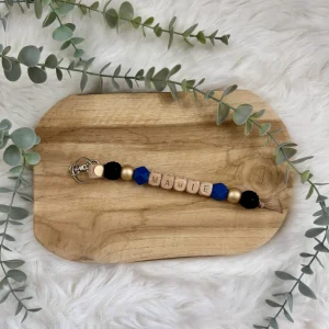 Porte-clés “mamie” bleu