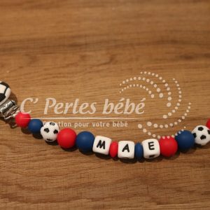 Attache doudou ballon foot