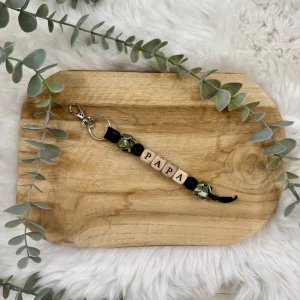 Porte-clés papa militaire