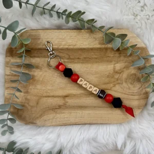 Porte-clés Papa fan de rugby