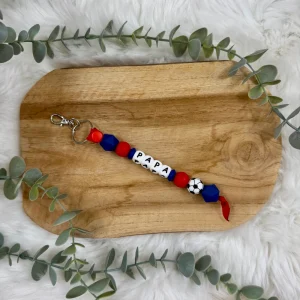 Porte-clés “Papa” fan de foot