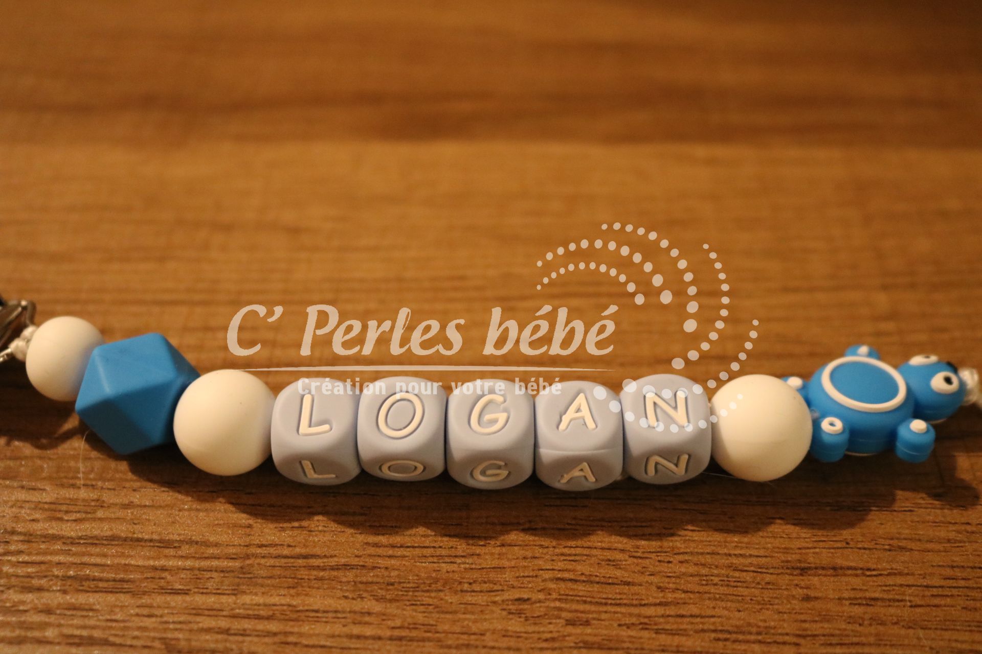 Attache tétine tortue colorée – Image 3