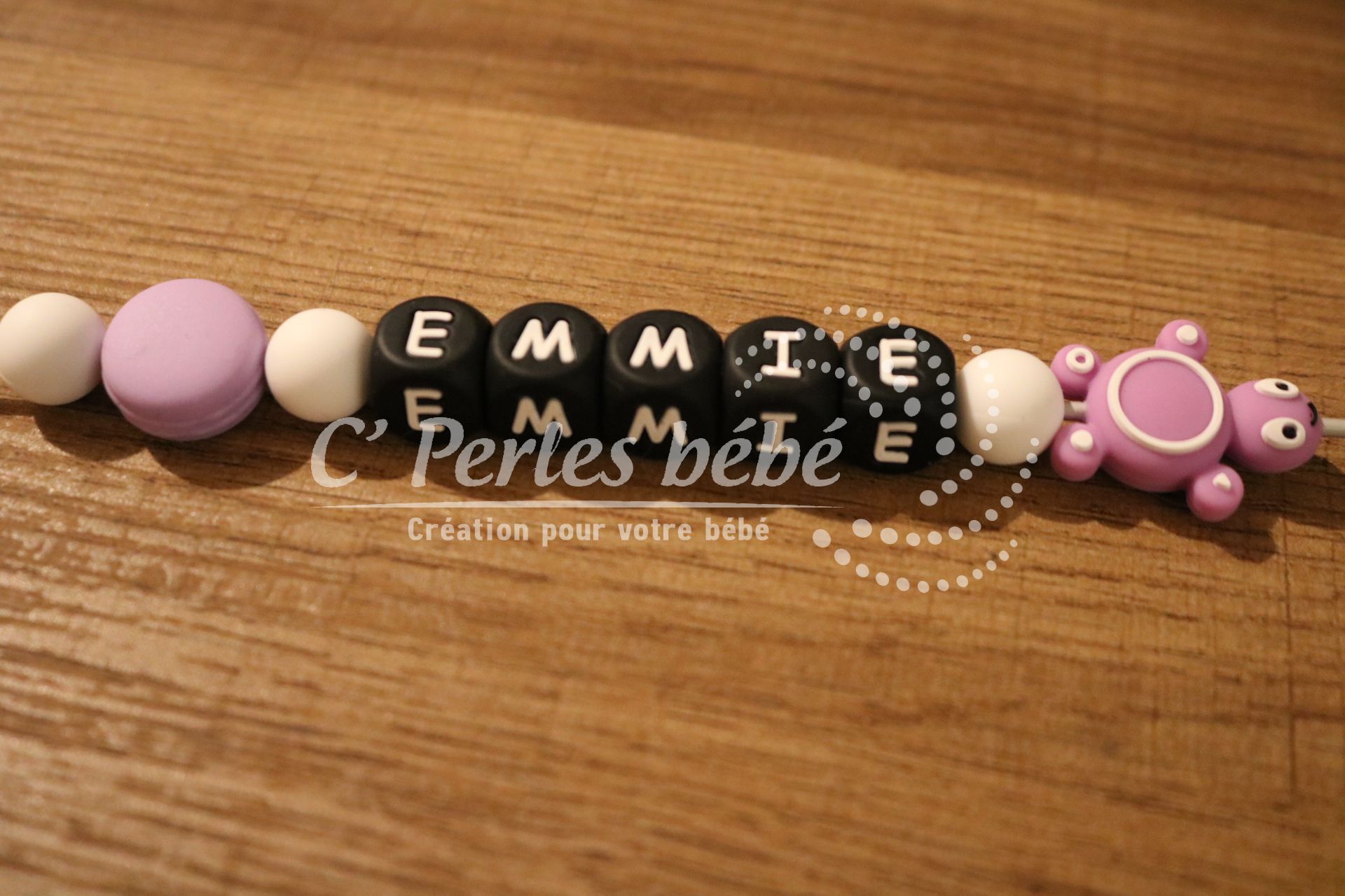 Attache tétine tortue colorée – Image 4