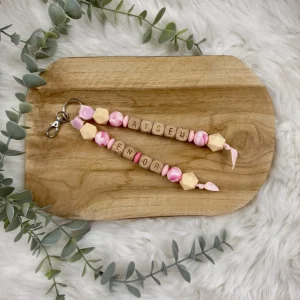 Porte-clés ATSEM en or