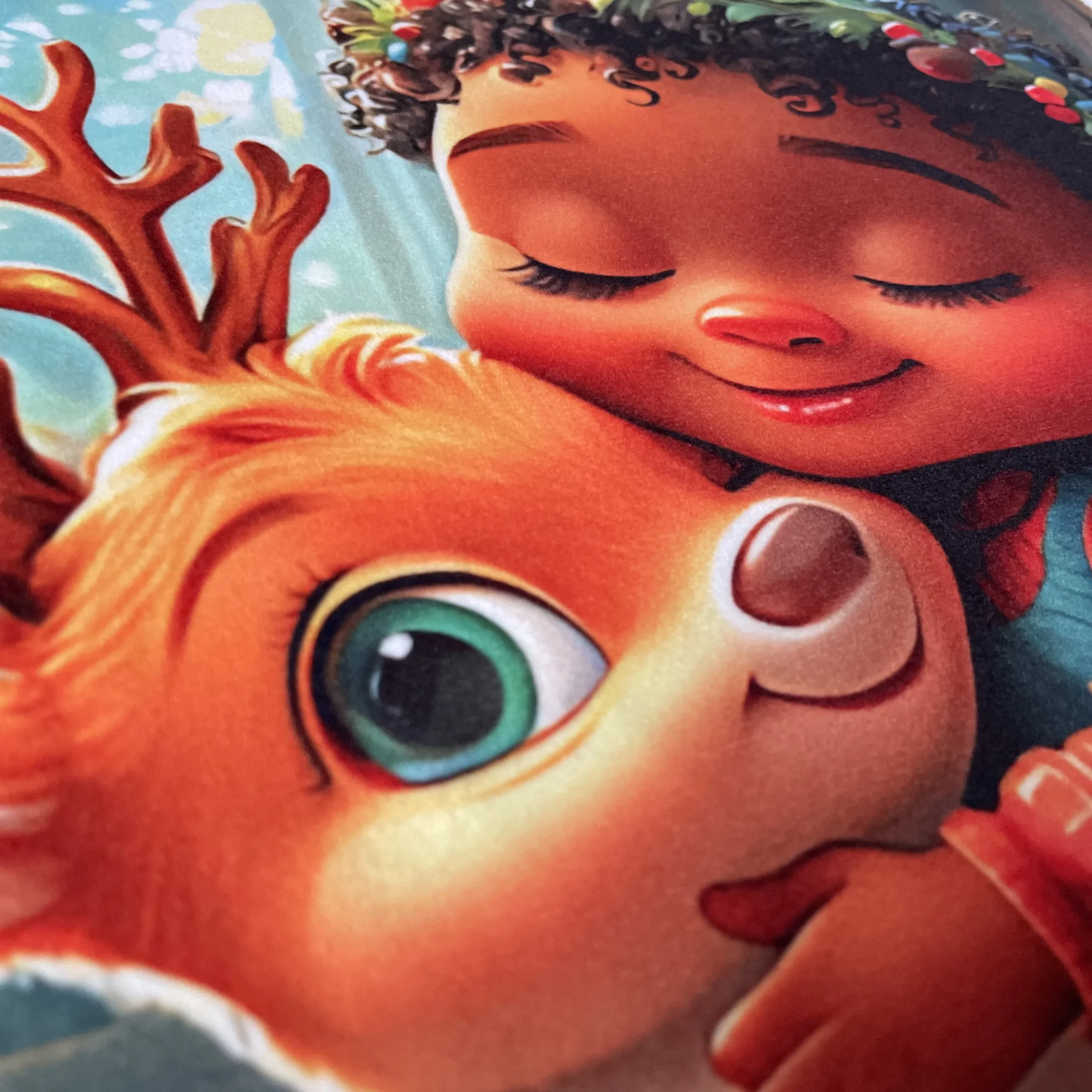 Housse de coussin – Renne enfant – Image 4