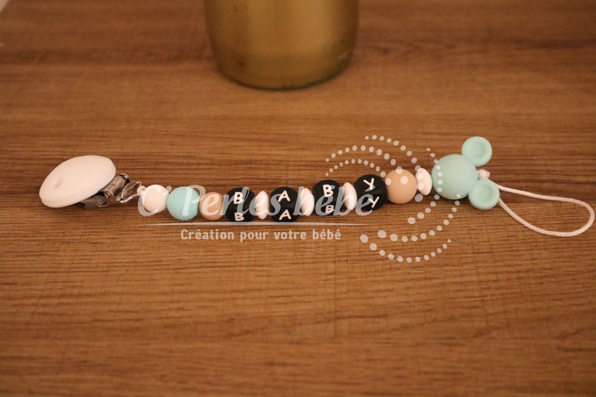 Attache tétine / doudou Mickey Mouse – Image 6