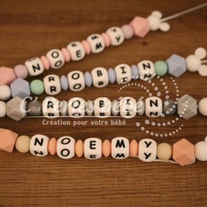 Attache tétine / doudou Mickey coloré