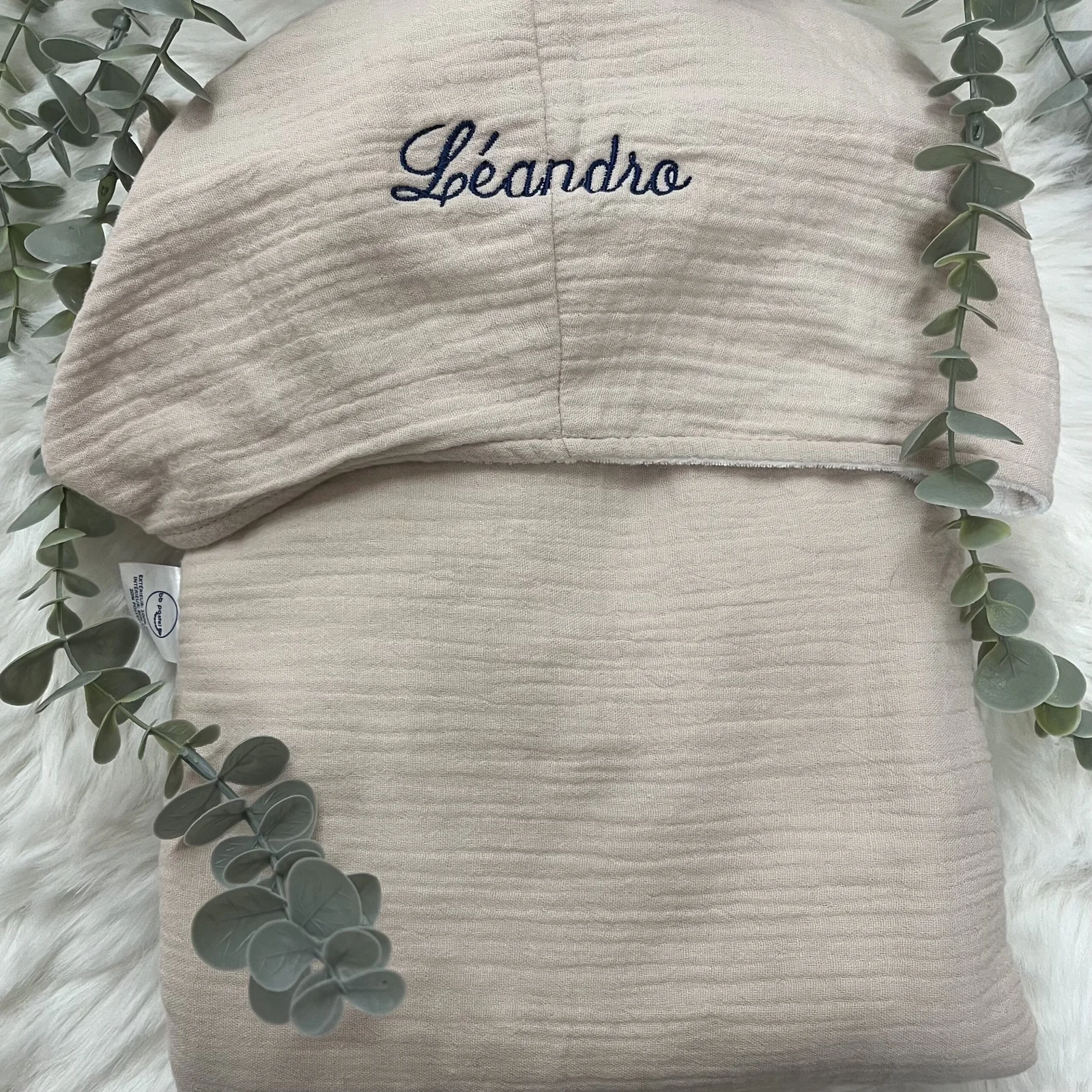 Cape de bain coton bio “Leandro”