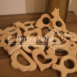 Anneau dentition bois modèle au choix
