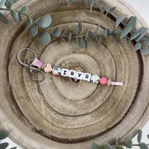 Porte-clé douceur d’été et framboise