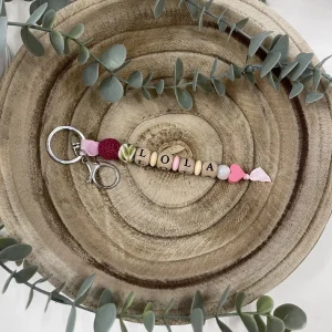 Porte-clé douceur d’été et magenta