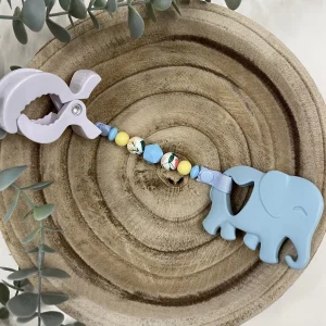 Jouet à suspendre éléphant bleu