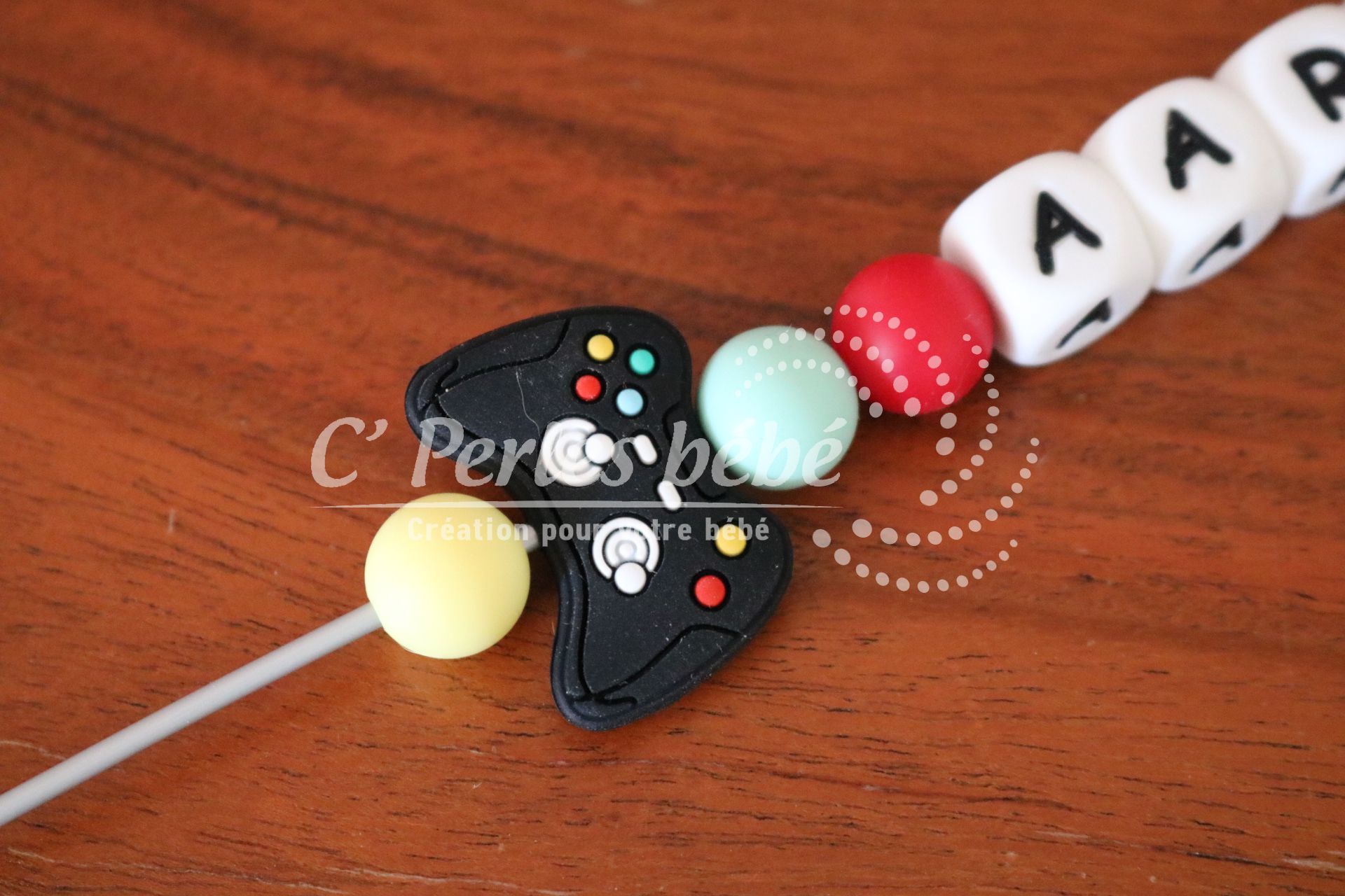 Attache tétine silicone console – Image 3