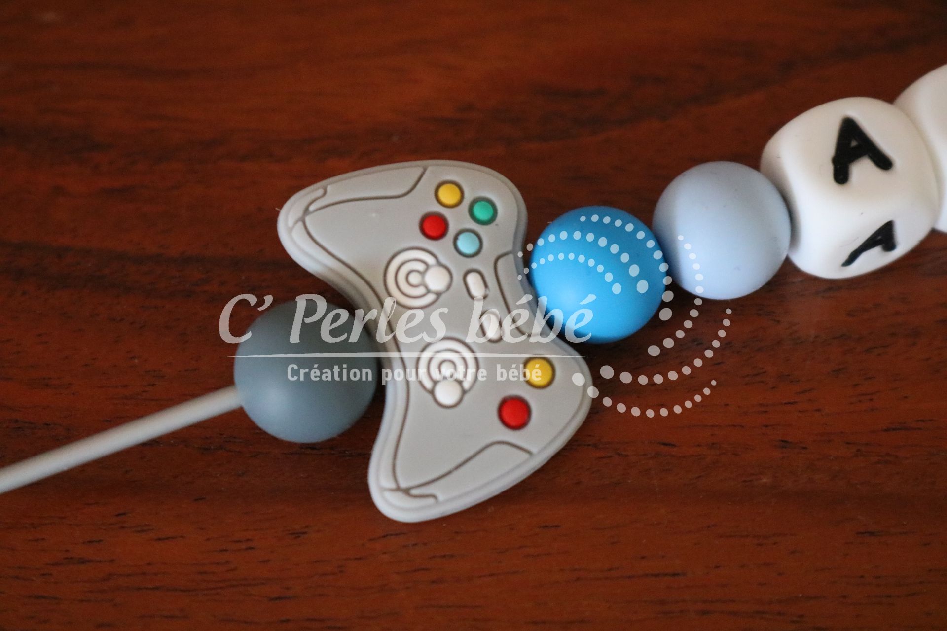 Attache tétine silicone console – Image 2