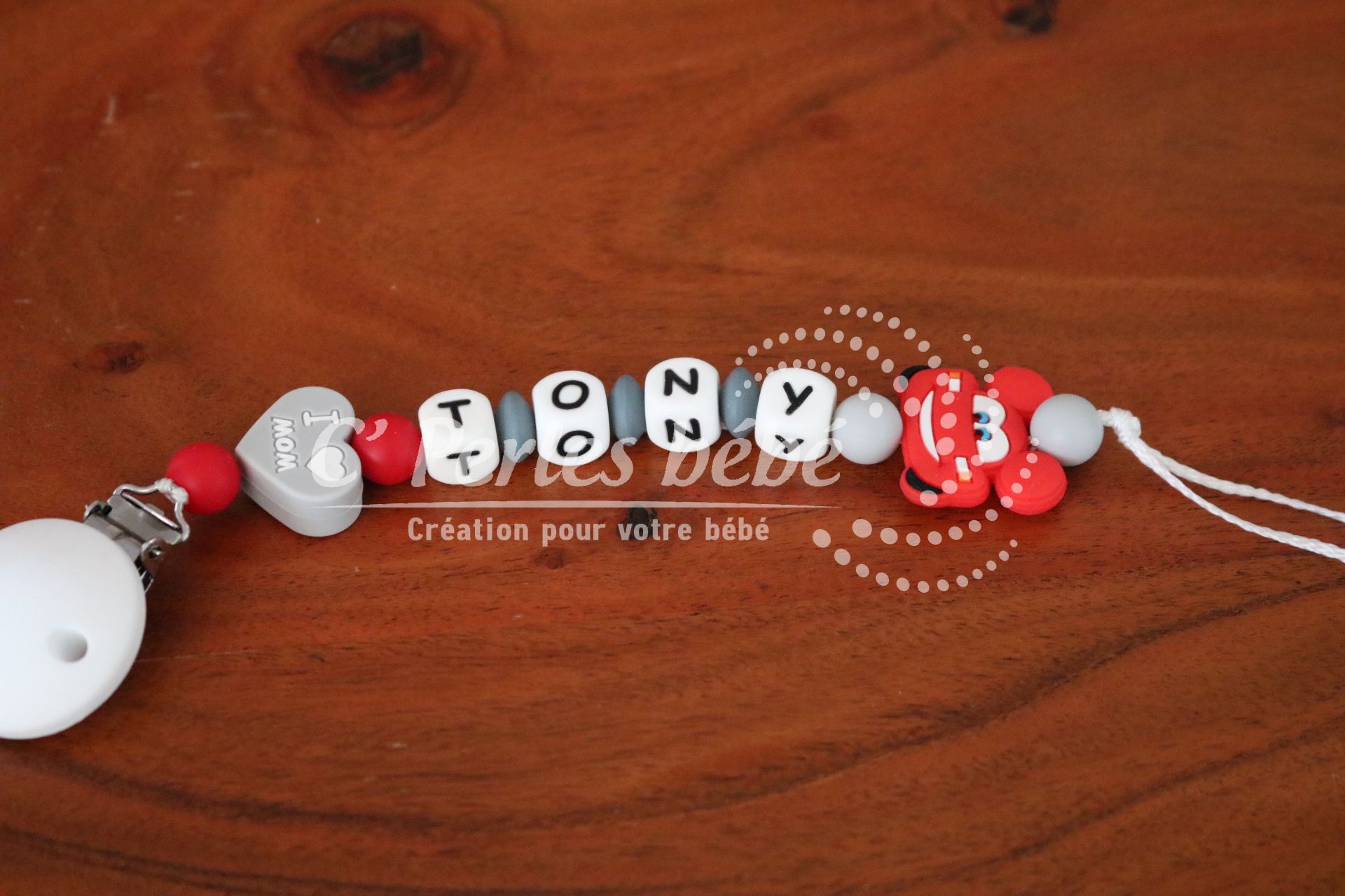 Attache tétine voiture Cars – Image 3