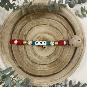 Attache tétine de Noël