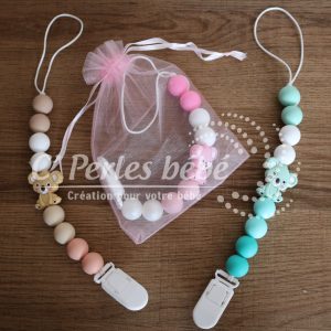 Attache tétine koala fantaisie