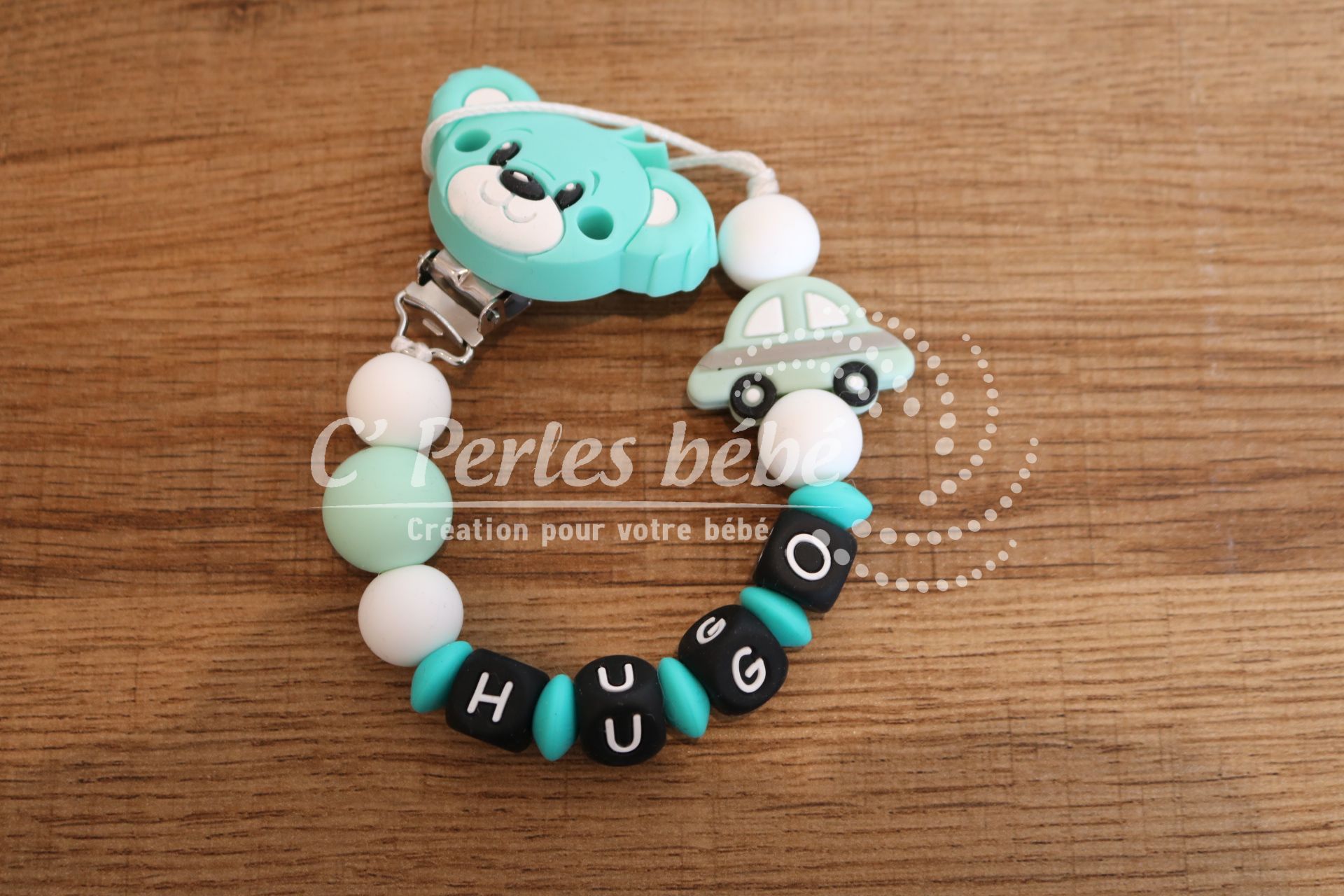 Attache tétine silicone voiture – Image 2