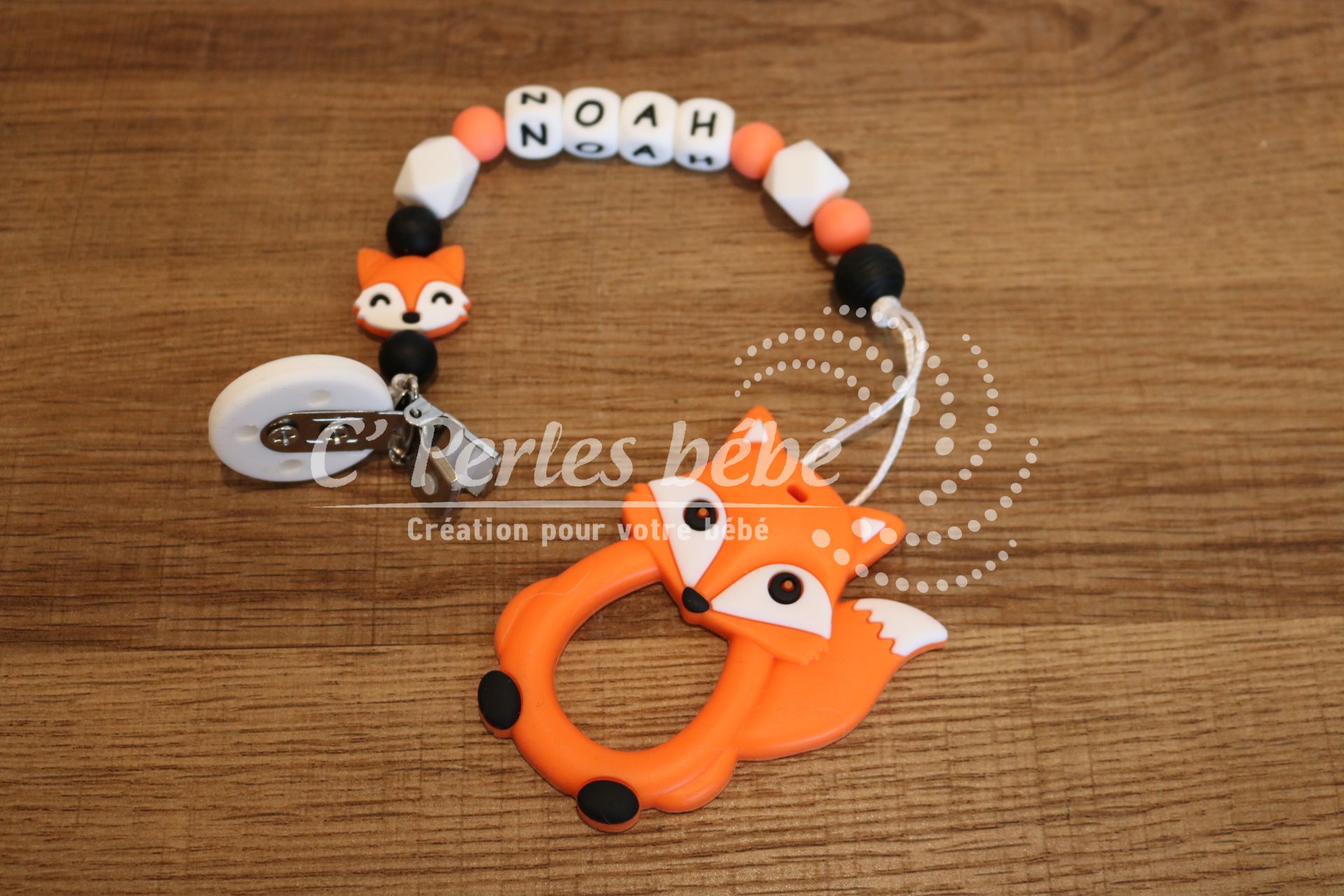 Attache tétine renard – Image 6