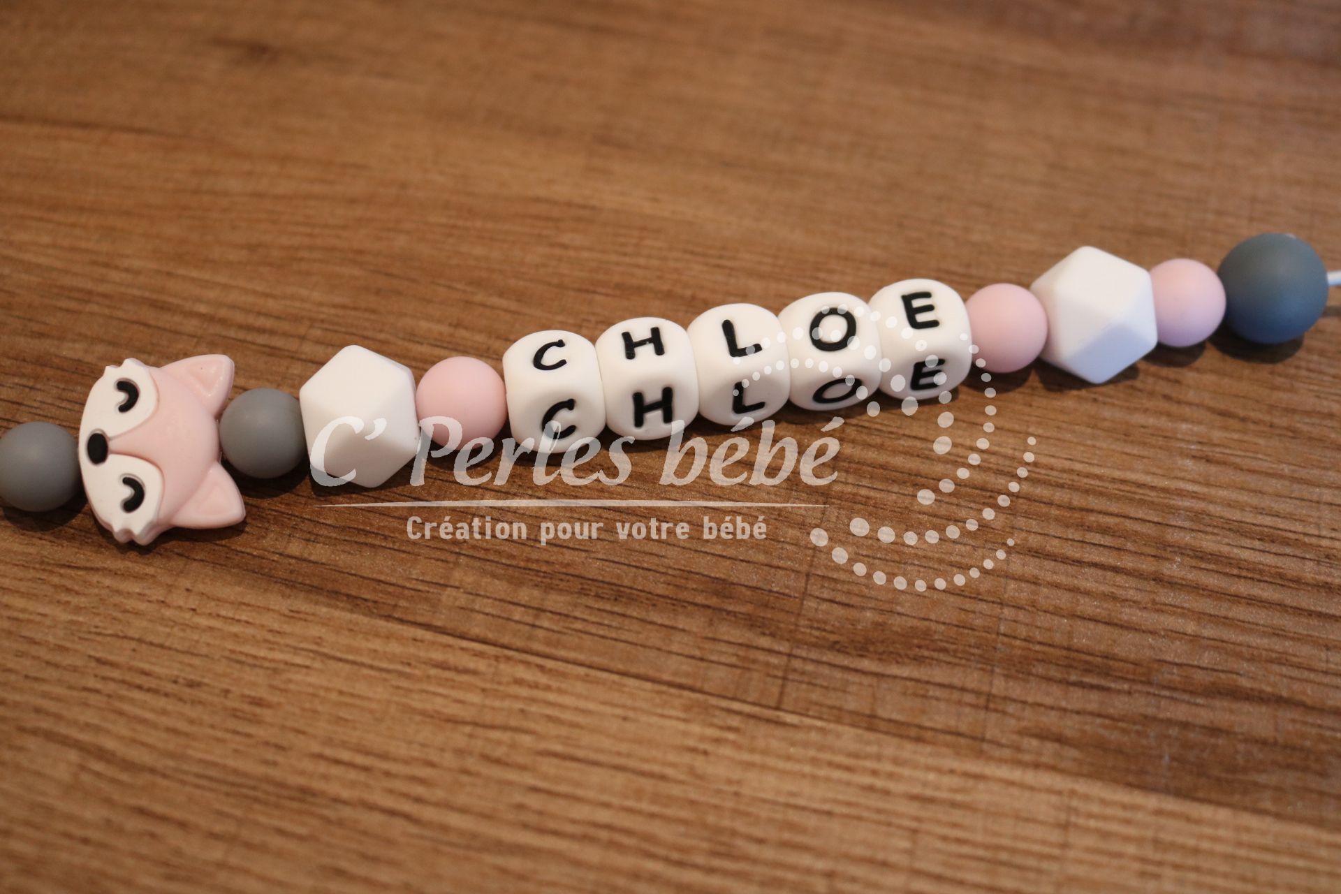 Attache tétine renard – Image 3