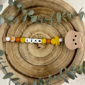 Attache tétine fantaisie renard