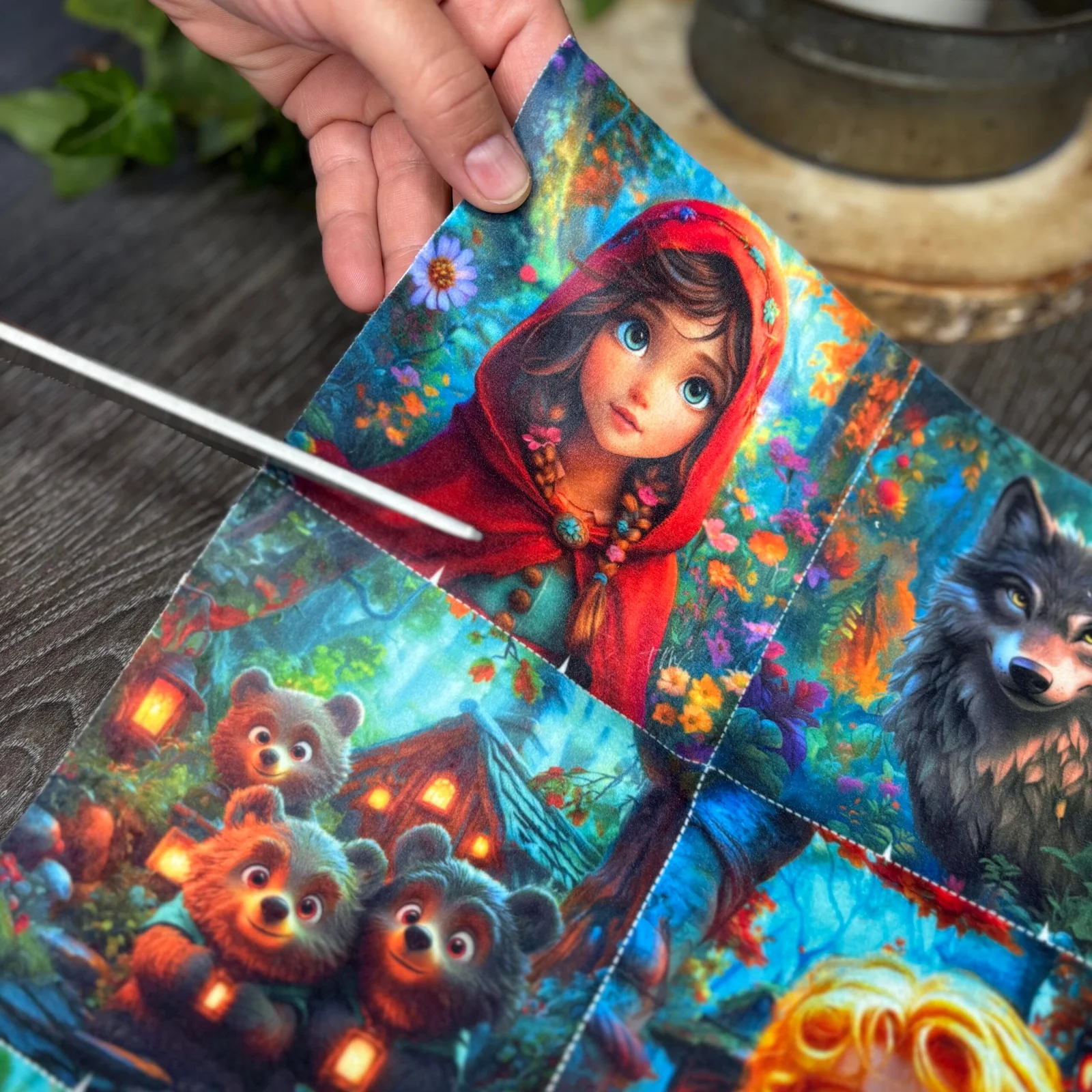 Lingettes lavables – Contes traditionnels – Image 2