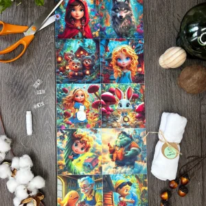 Lingettes lavables – Contes traditionnels