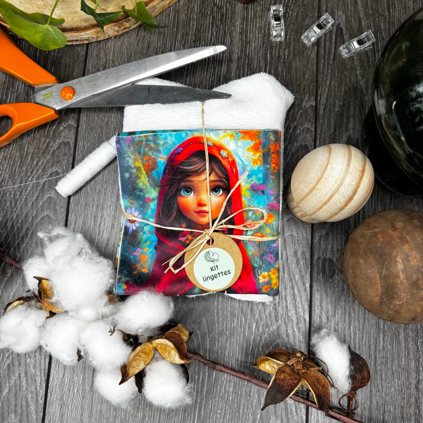 Lingettes lavables – Contes traditionnels – Image 4