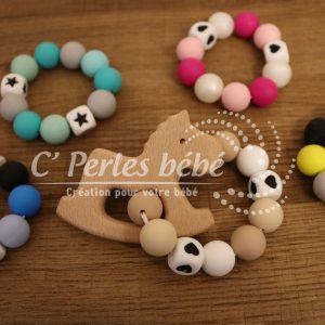 Hochet bois cheval à bascule