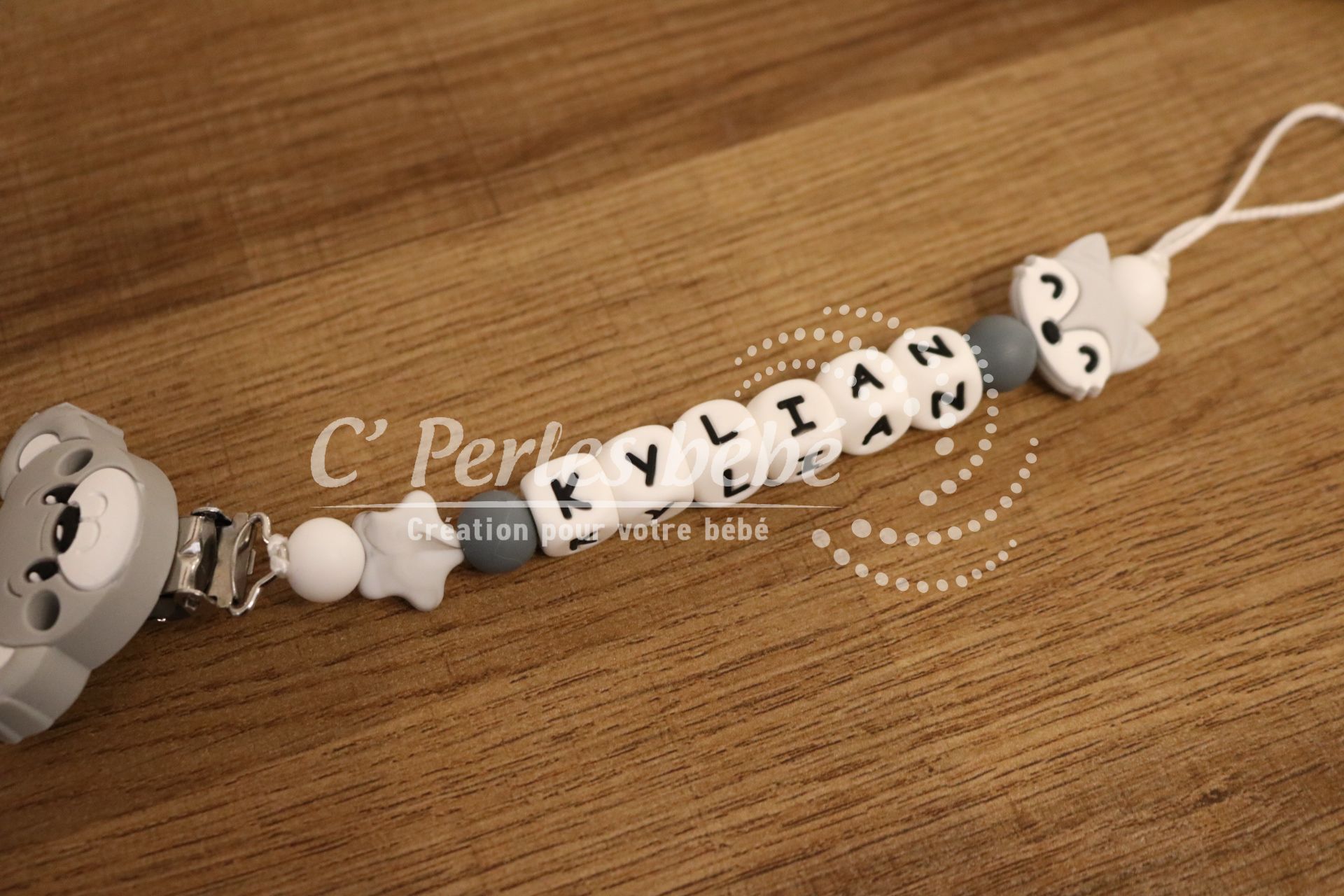 Attache tétine renardeau – Image 2