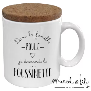 Mug en céramique – « Poussinette »
