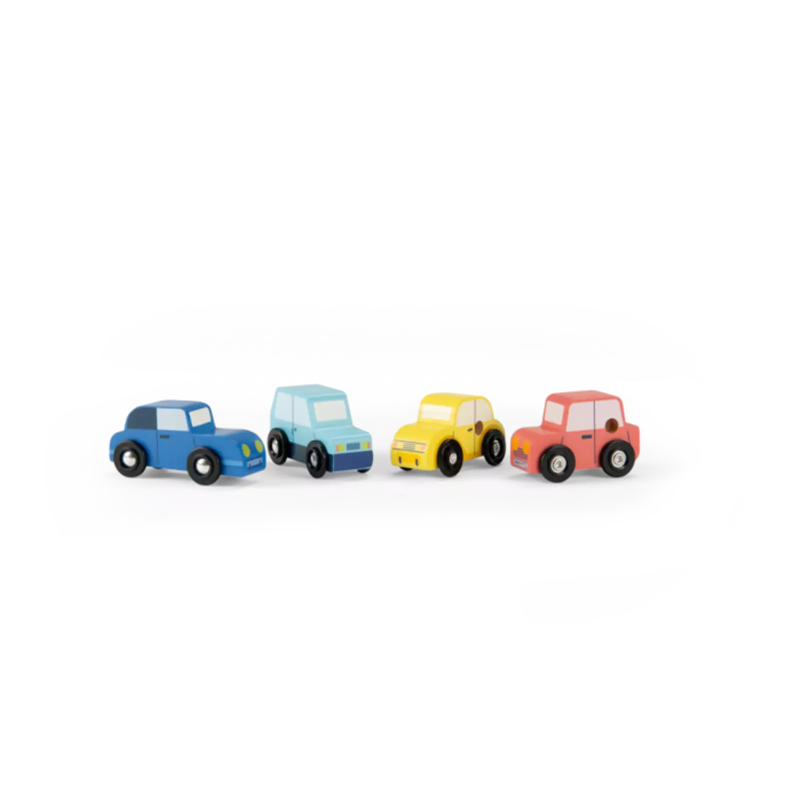 SET DE 4 VOITURES EN BOIS AVENUE DU MOULIN MOULIN ROTY – Image 3