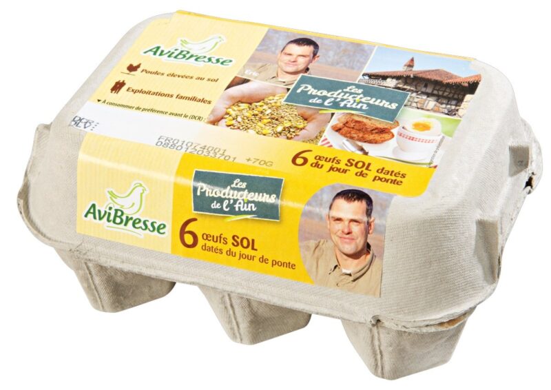 Œuf Import Au Sol 70+gr 6x