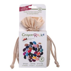 32 CRAYONS DE CIRE 1 sac de coton + 32 couleurs (dès 3 ans)