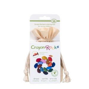 16 CRAYONS DE CIRE 1 sac de coton + 16 couleurs (dès 3 ans)