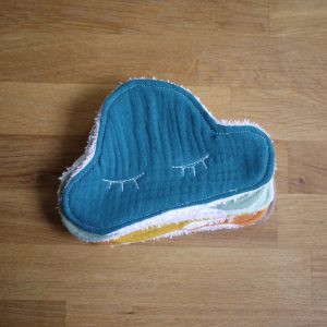 Lingettes zéro déchet en forme de nuage