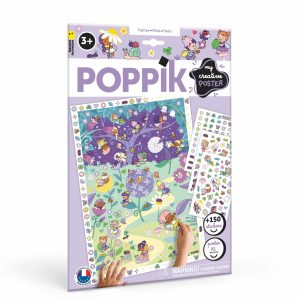 Poster créatif + 150 stickers LES FÉES (3-6 ans)