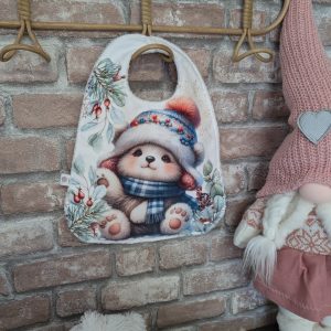 Bavoir de Noël Nounours