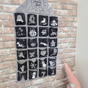 Calendrier de l&rsquo;avent Noir et blanc