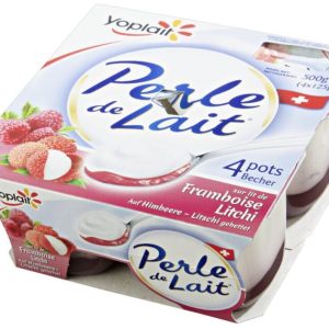 Perle de Lait Framboise-Litchi 4X 125 g