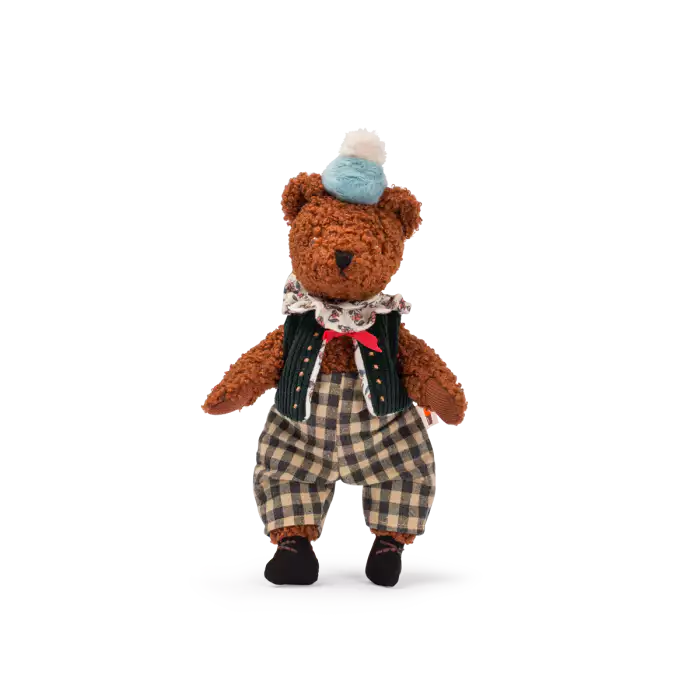 PELUCHE BABA LE GRAND OURS LES MINOUCHKAS MOULIN ROTY