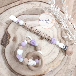 Coffret duo parme lilas