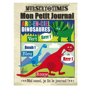 Livre bébé en tissu LES DINOSAURES (dès 3 mois)