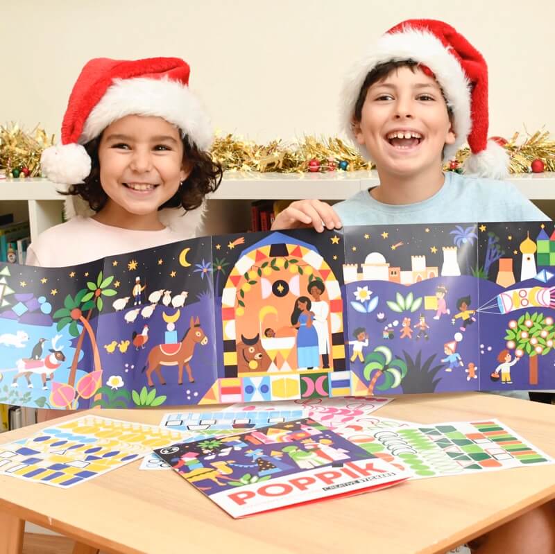 Poster créatif + 520 stickers CRÈCHE DE NOËL (4-10 ans) – Image 7
