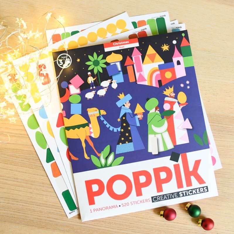 Poster créatif + 520 stickers CRÈCHE DE NOËL (4-10 ans) – Image 2