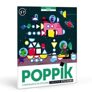Poster créatif + 750 stickers COSMIC (3-7 ans)