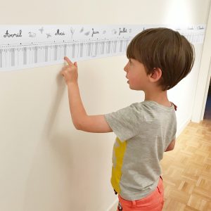 Poutre du temps Montessori 2026 – [inclus dans le Pack Se repérer dans le temps] – PDF à télécharger